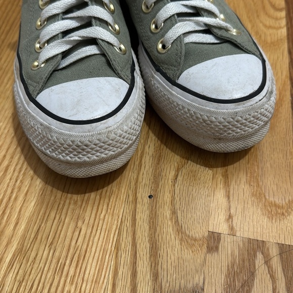 Converse platform low sneakers in green - Picture 3 of 5